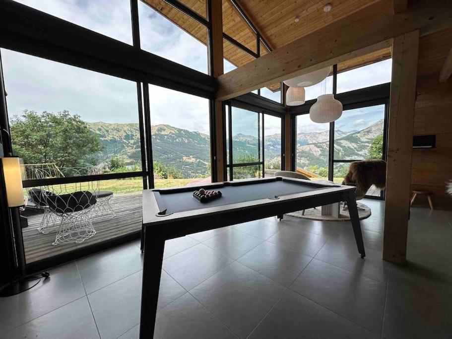 Chalet D'Architecte Avec Vue Panoramique อัลโลส ภายนอก รูปภาพ