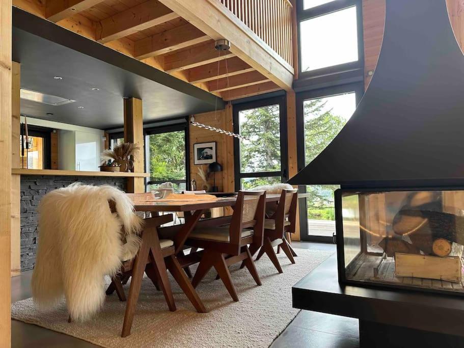 Chalet D'Architecte Avec Vue Panoramique อัลโลส ภายนอก รูปภาพ