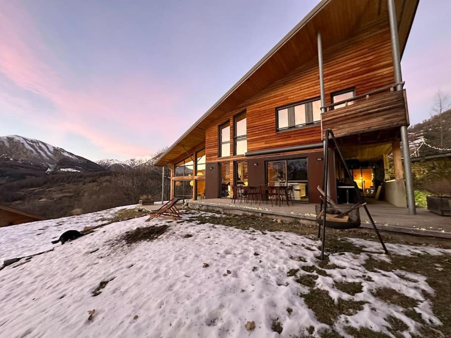 Chalet D'Architecte Avec Vue Panoramique อัลโลส ภายนอก รูปภาพ
