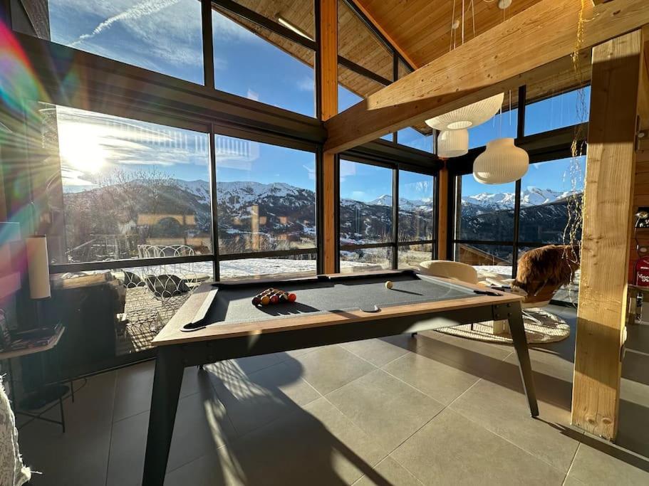 Chalet D'Architecte Avec Vue Panoramique อัลโลส ภายนอก รูปภาพ