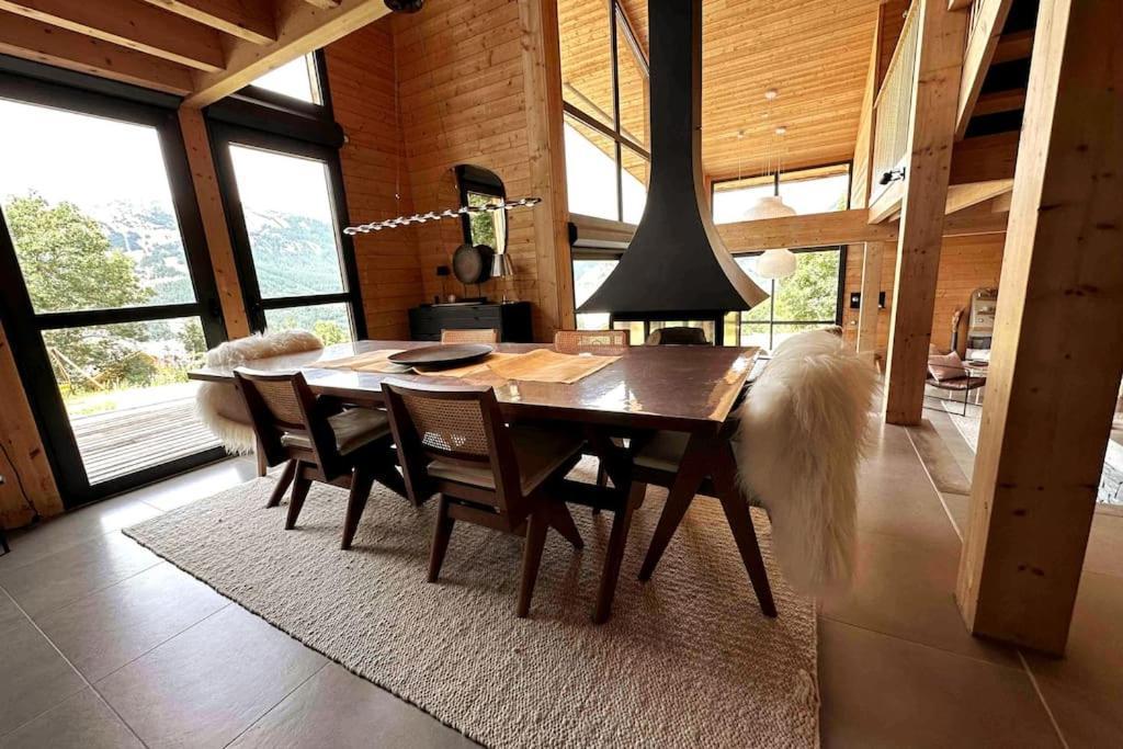 Chalet D'Architecte Avec Vue Panoramique อัลโลส ภายนอก รูปภาพ