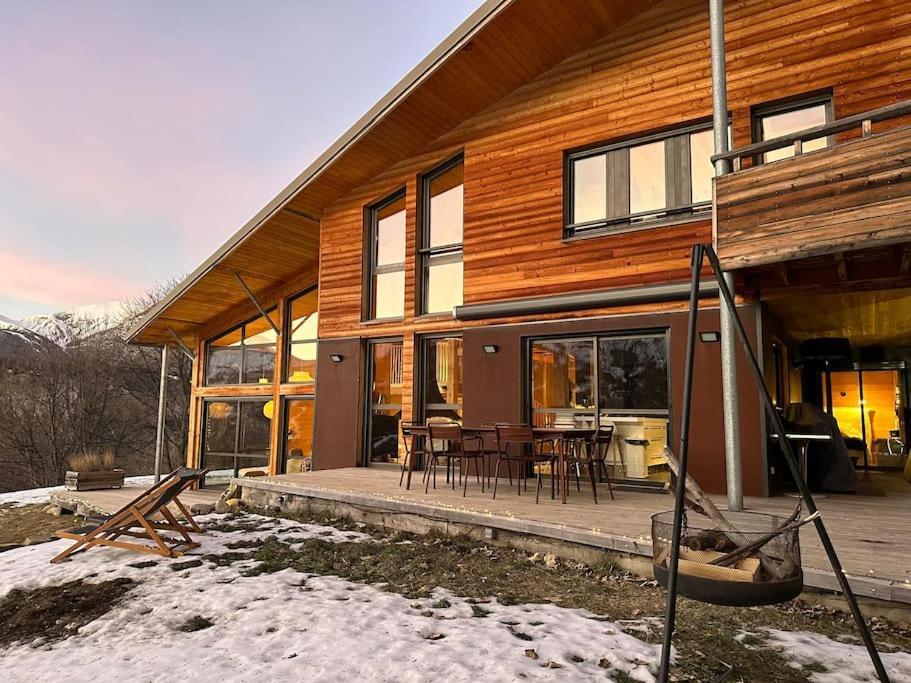 Chalet D'Architecte Avec Vue Panoramique อัลโลส ภายนอก รูปภาพ