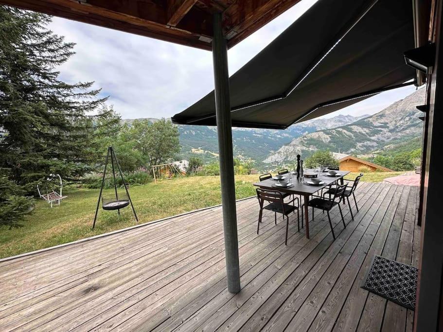 Chalet D'Architecte Avec Vue Panoramique อัลโลส ภายนอก รูปภาพ