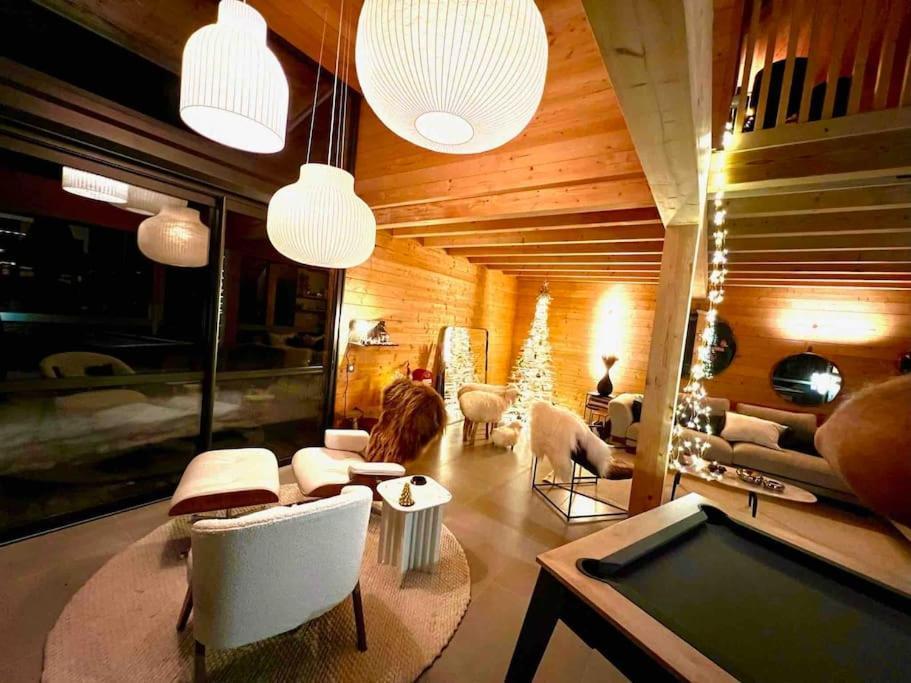 Chalet D'Architecte Avec Vue Panoramique อัลโลส ภายนอก รูปภาพ