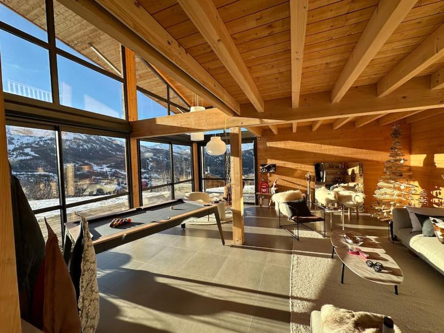 Chalet D'Architecte Avec Vue Panoramique อัลโลส ภายนอก รูปภาพ