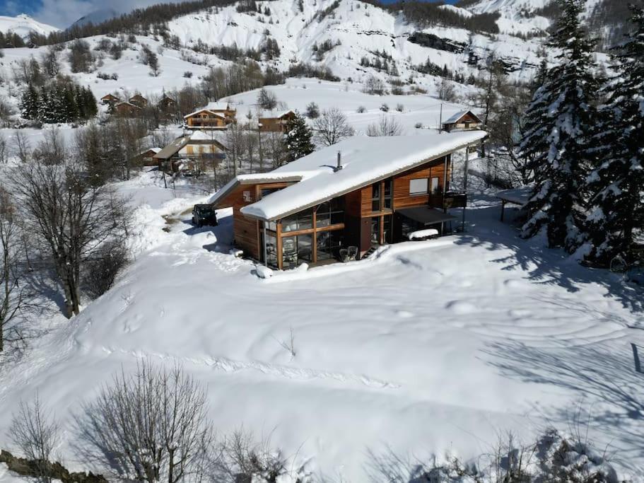 Chalet D'Architecte Avec Vue Panoramique อัลโลส ภายนอก รูปภาพ