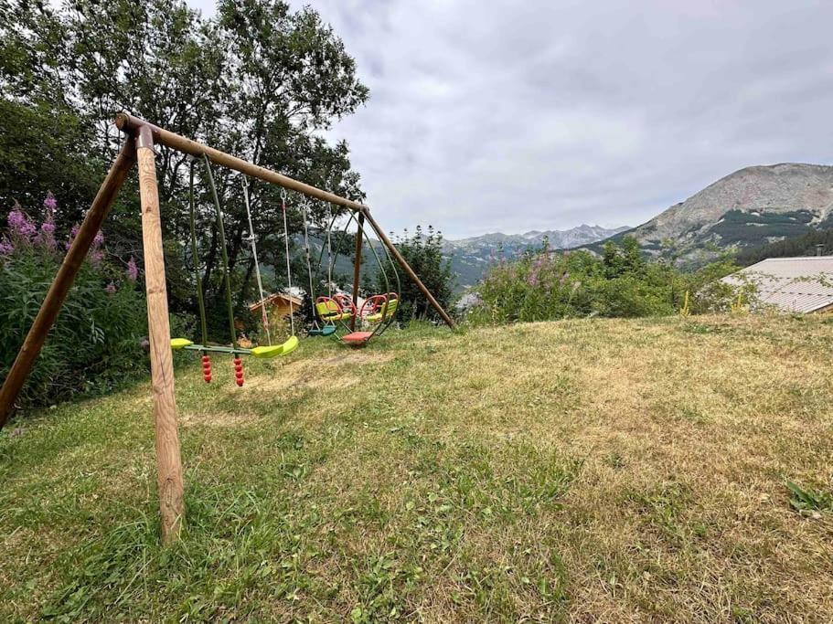 Chalet D'Architecte Avec Vue Panoramique อัลโลส ภายนอก รูปภาพ