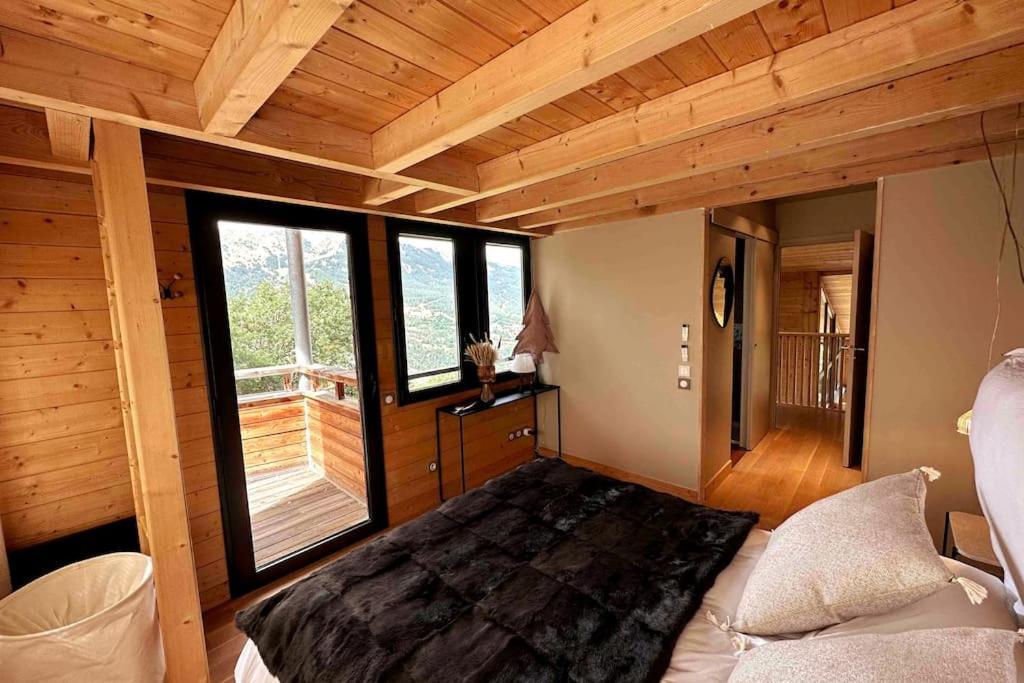 Chalet D'Architecte Avec Vue Panoramique อัลโลส ภายนอก รูปภาพ