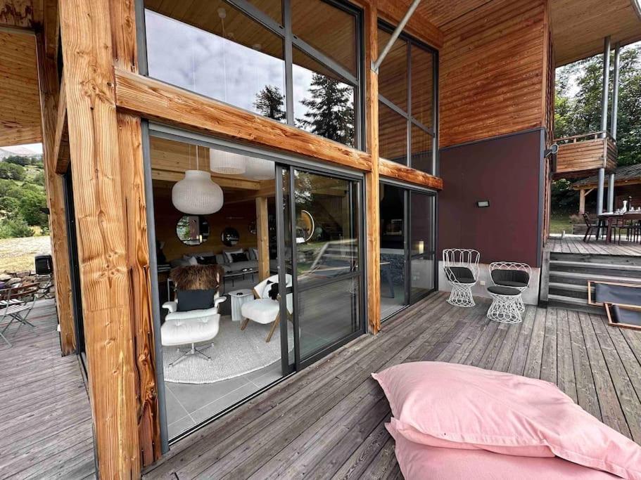 Chalet D'Architecte Avec Vue Panoramique อัลโลส ภายนอก รูปภาพ