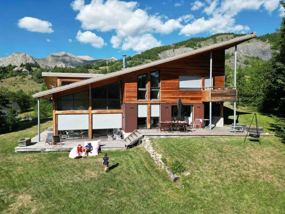 Chalet D'Architecte Avec Vue Panoramique อัลโลส ภายนอก รูปภาพ